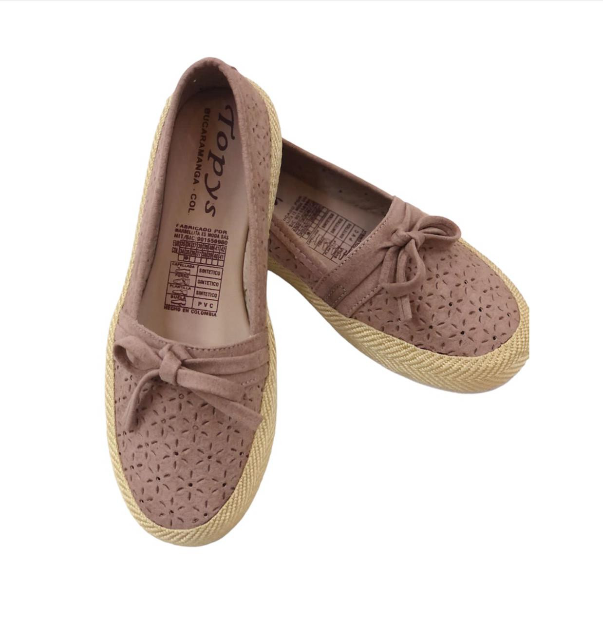 Miniatura 2 de Zapatos mocasines para dama rosa nude